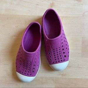 Kids Native shoes purple